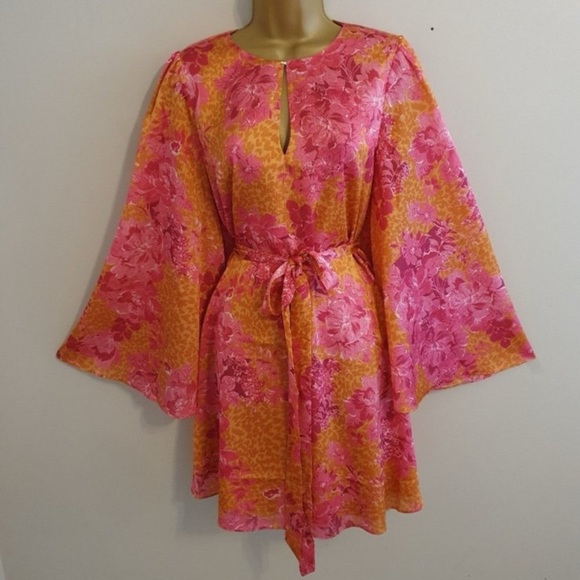 Ted Baker Metropolis Floral Print Mini Dress - Picture 9 of 9